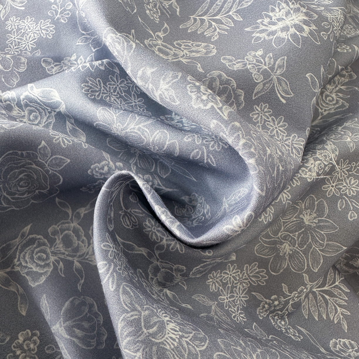 91家纺网 家纺一手货源 找家纺 福丽莱家纺 2025新款高端60纯棉数码印花夹棉床裙四件套 薰衣之恋