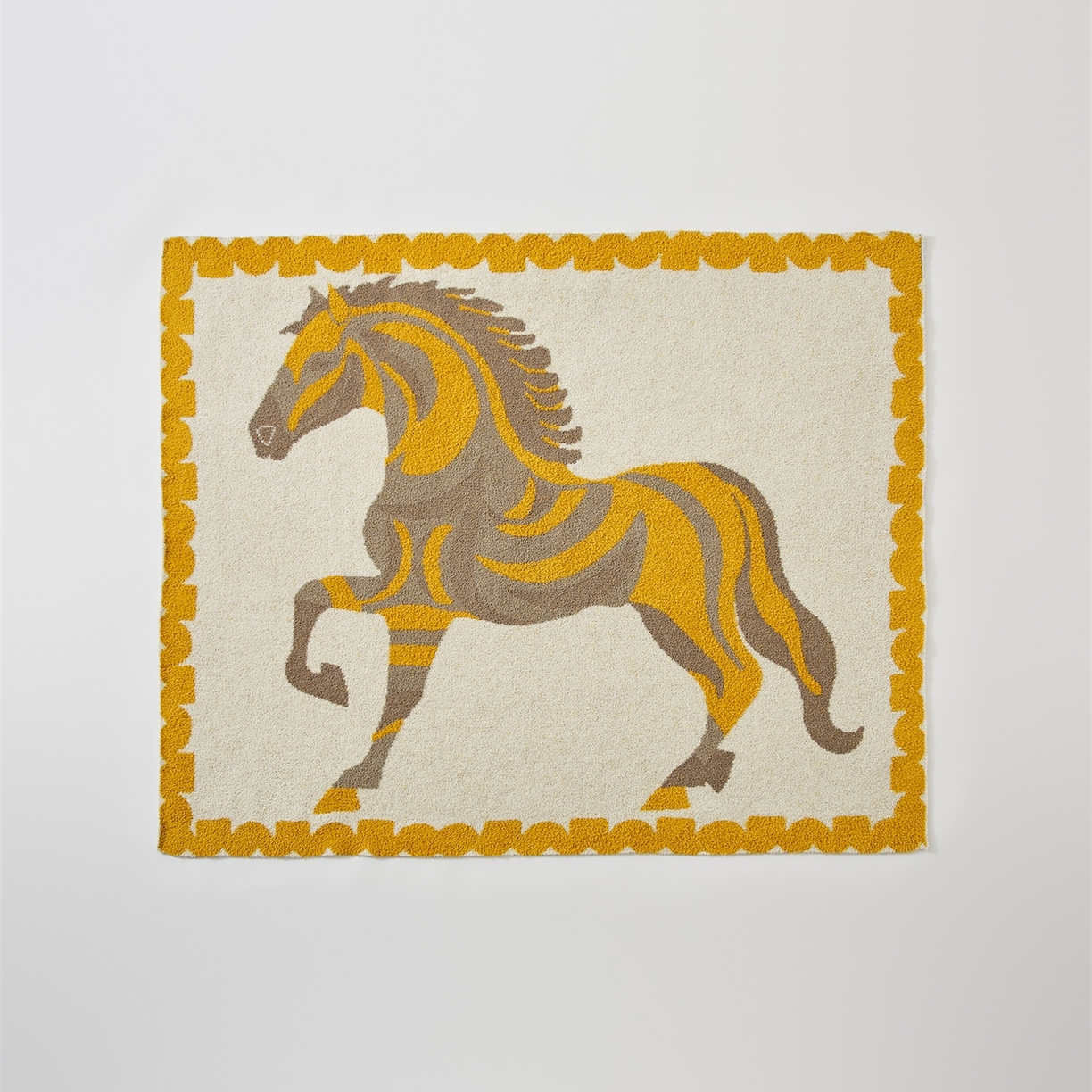 91家纺网 家纺一手货源 找家纺 暖绵绵家纺 2025新款半边绒毛毯毯子-玛达恩 玛达恩-黄色