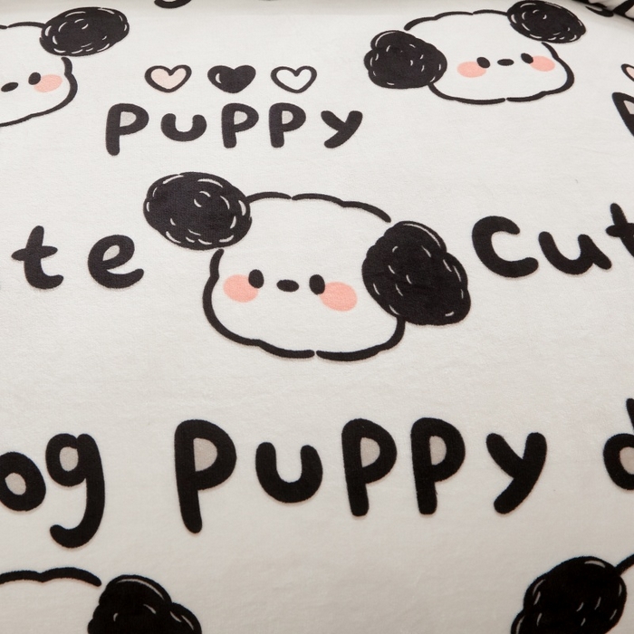 91家纺网 家纺一手货源 找家纺 艾特你 2025新款卡通可拆卸棉花被冬被被子被芯 线条小狗