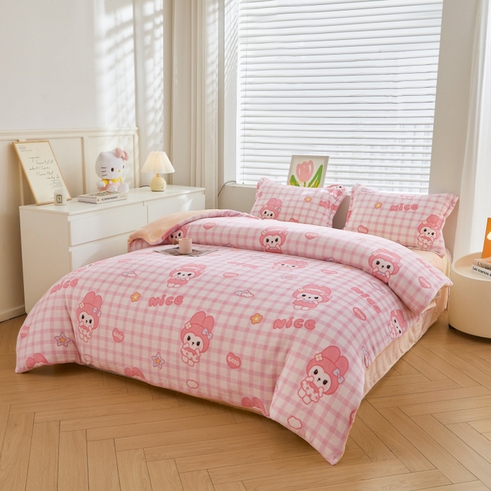 91家纺网 家纺一手货源 找家纺 艾特你 2025新款卡通可拆卸棉花被冬被被子被芯 星星小美