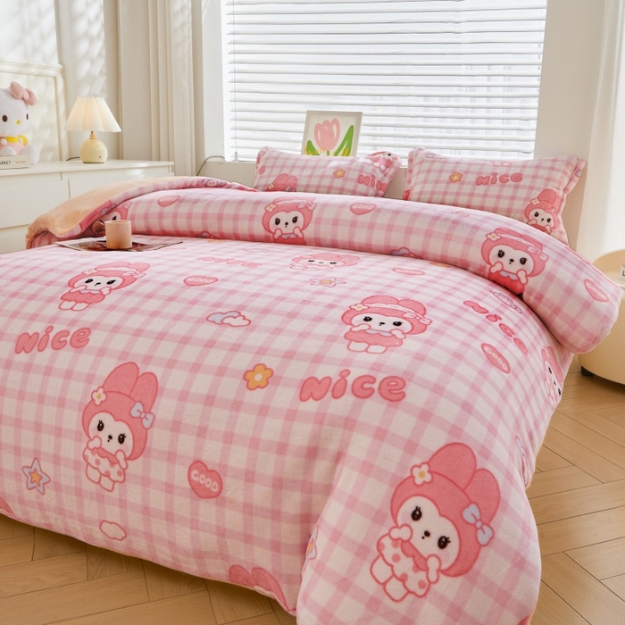 91家纺网 家纺一手货源 找家纺 艾特你 2025新款卡通可拆卸棉花被冬被被子被芯 星星小美