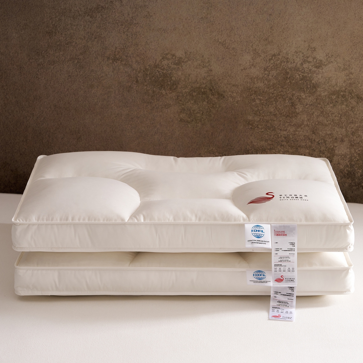 91家纺网 家纺一手货源 找家纺 （总）乐可 2025新款鹅绒定型枕枕头枕芯