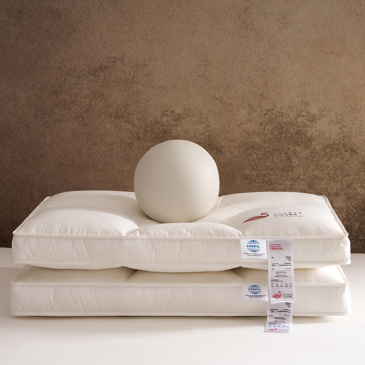 91家纺网 家纺一手货源 找家纺 （总）乐可 2025新款鹅绒定型枕枕头枕芯