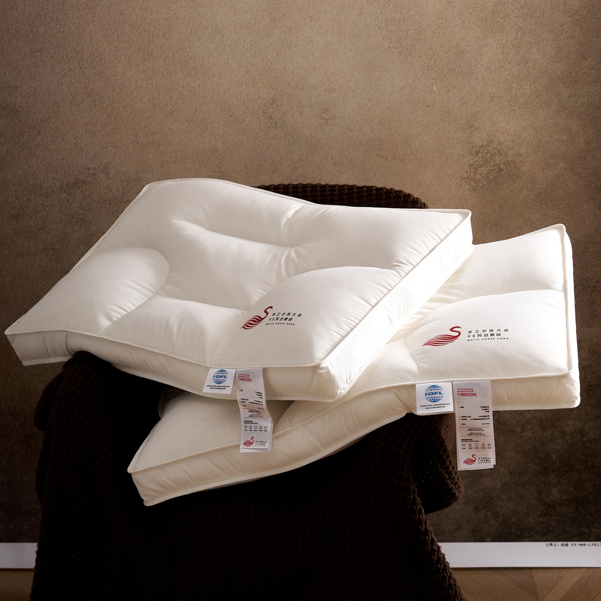 91家纺网 家纺一手货源 找家纺 （总）乐可 2025新款鹅绒定型枕枕头枕芯