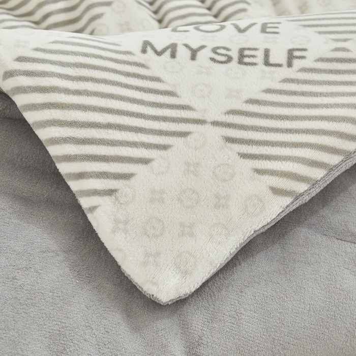 91家纺网 家纺一手货源 找家纺 艾特你 2025新款卡通可拆卸棉花被冬被被子被芯 竹笙-灰