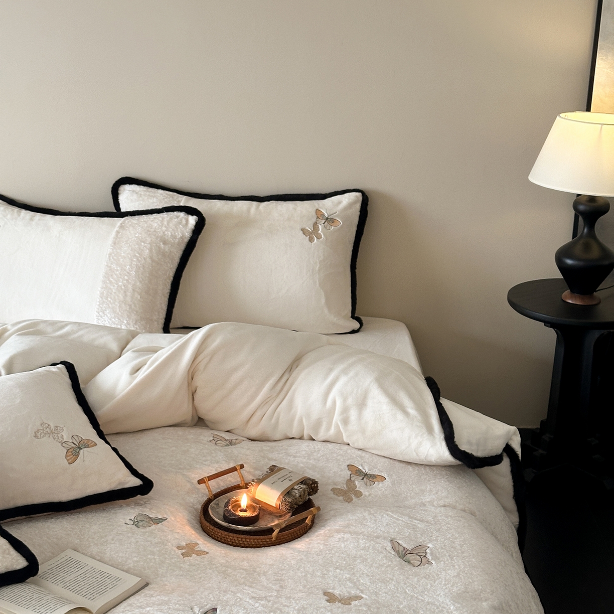 91家纺网 家纺一手货源 找家纺 （总）MIU缪家居 2025新新款云锦绒牛奶绒四件套-赫妍