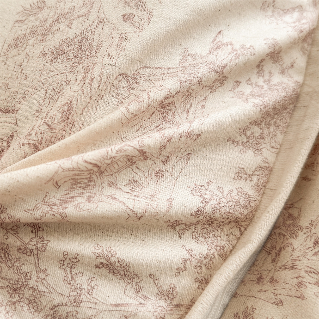 91家纺网 家纺一手货源 找家纺 麦肯锡 2025新款棉麻古朴三角牵引荞麦枕  枕头枕芯 梦想庄园粉/对