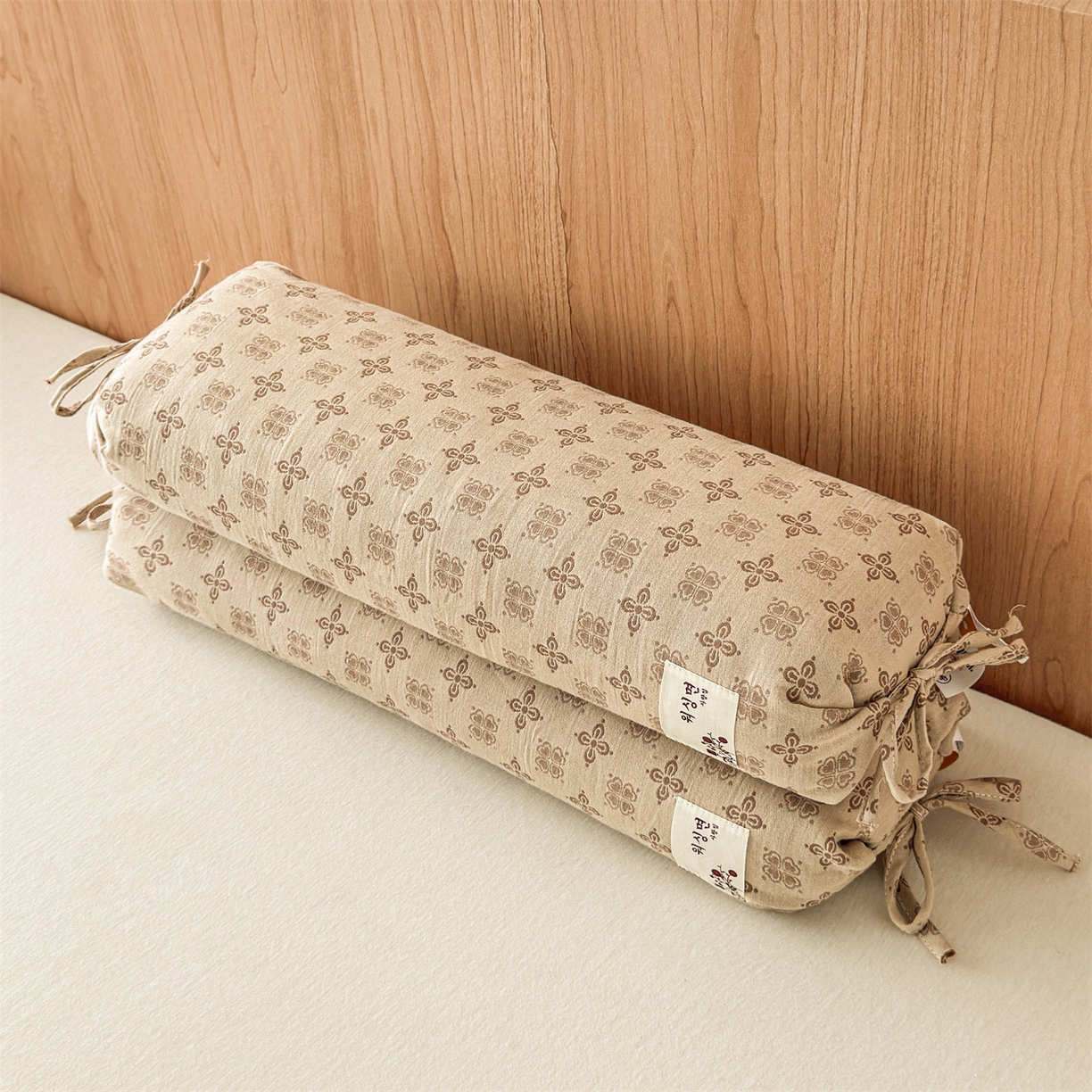 麦肯锡 2025新款四叶草护颈荞麦枕  枕头枕芯 棕色/对