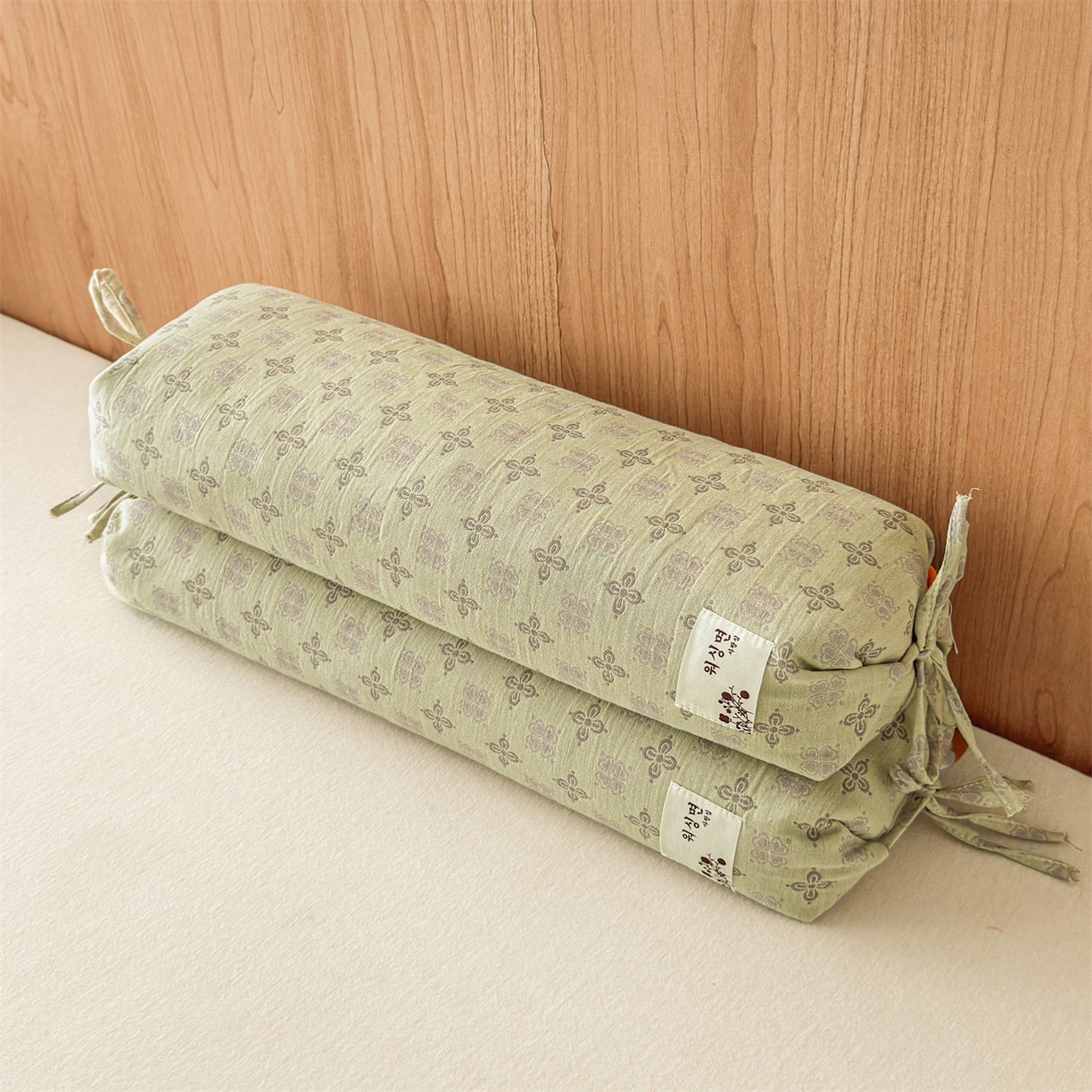 麦肯锡 2025新款四叶草护颈荞麦枕  枕头枕芯 绿色/只