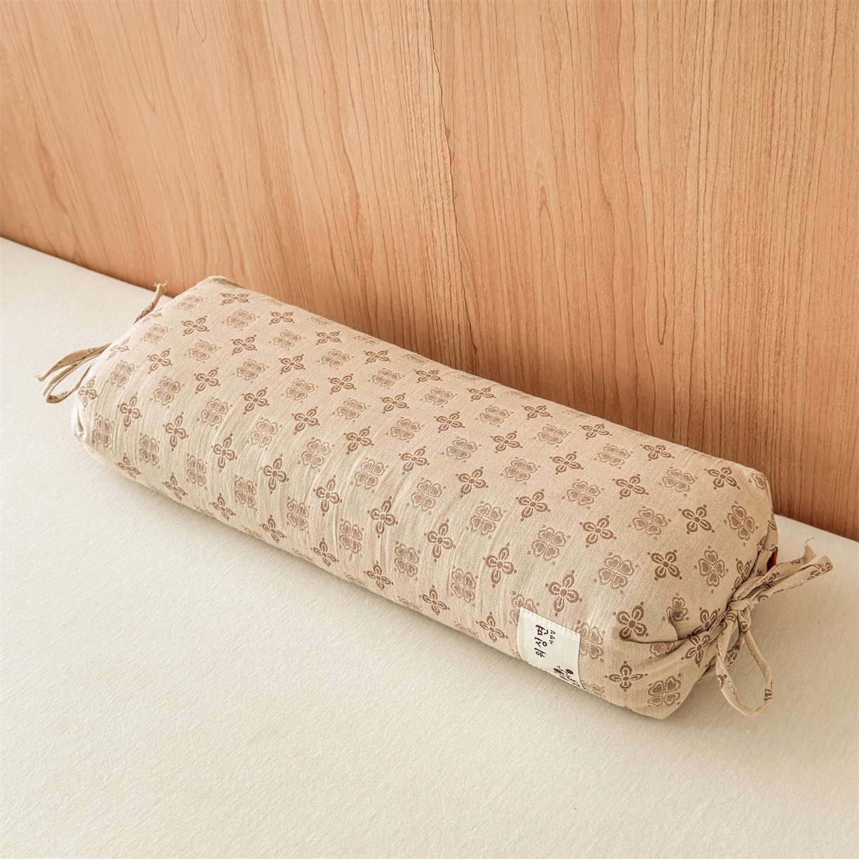 91家纺网 家纺一手货源 找家纺 麦肯锡 2025新款四叶草护颈荞麦枕  枕头枕芯 棕色/对