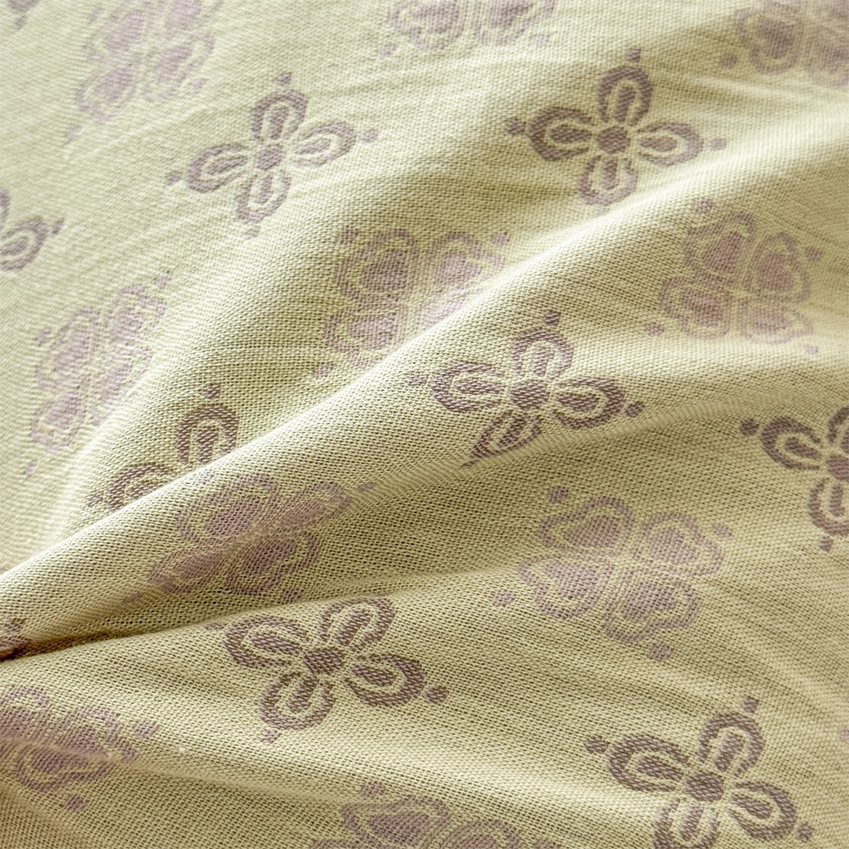 91家纺网 家纺一手货源 找家纺 麦肯锡 2025新款四叶草护颈荞麦枕  枕头枕芯 绿色/只