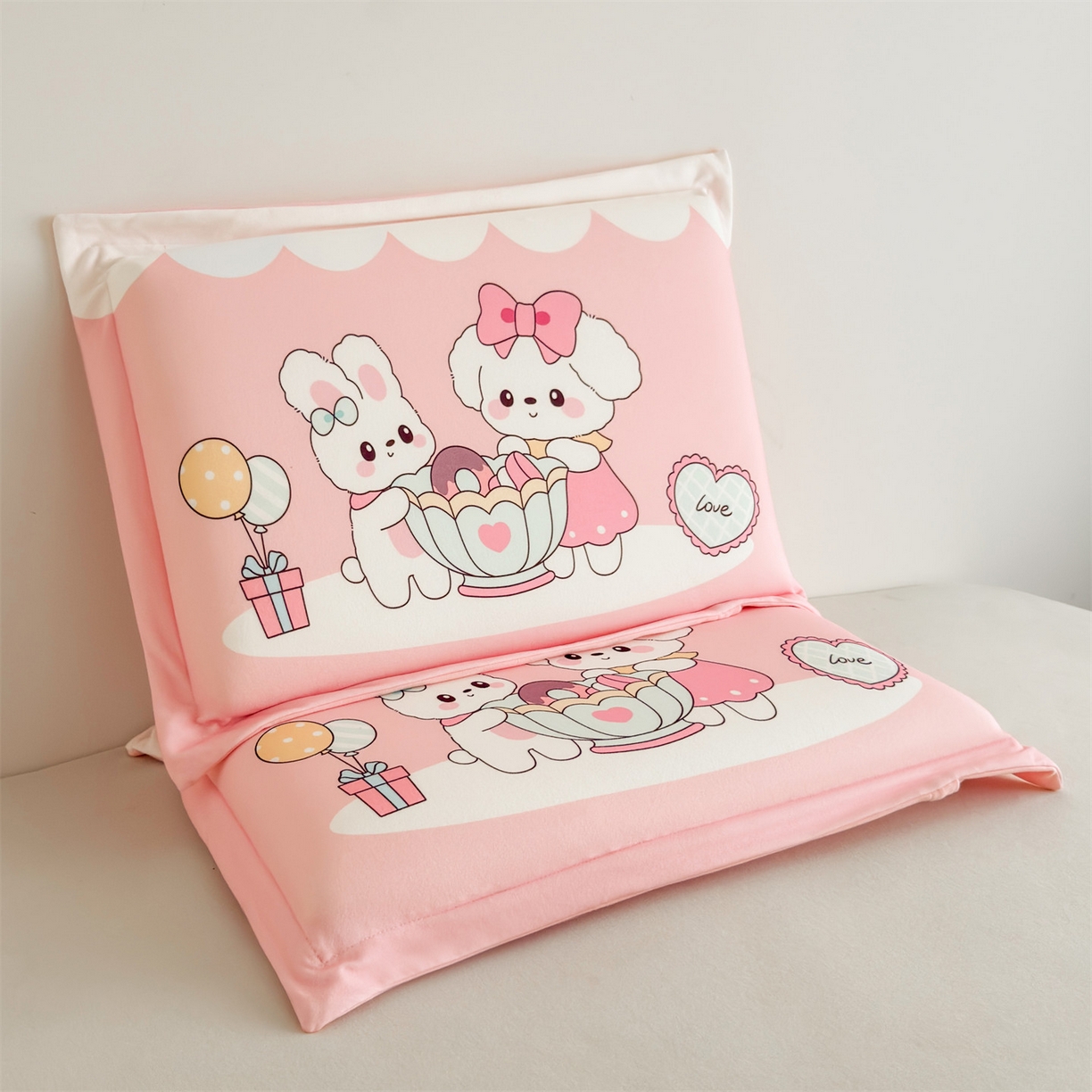 91家纺网 家纺一手货源 找家纺 麦肯锡 2025新款卡通记忆棉枕  枕头枕芯 快乐下午茶/只