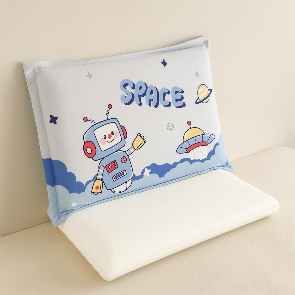 91家纺网 家纺一手货源 找家纺 麦肯锡 2025新款卡通记忆棉枕  枕头枕芯 流浪太空/只