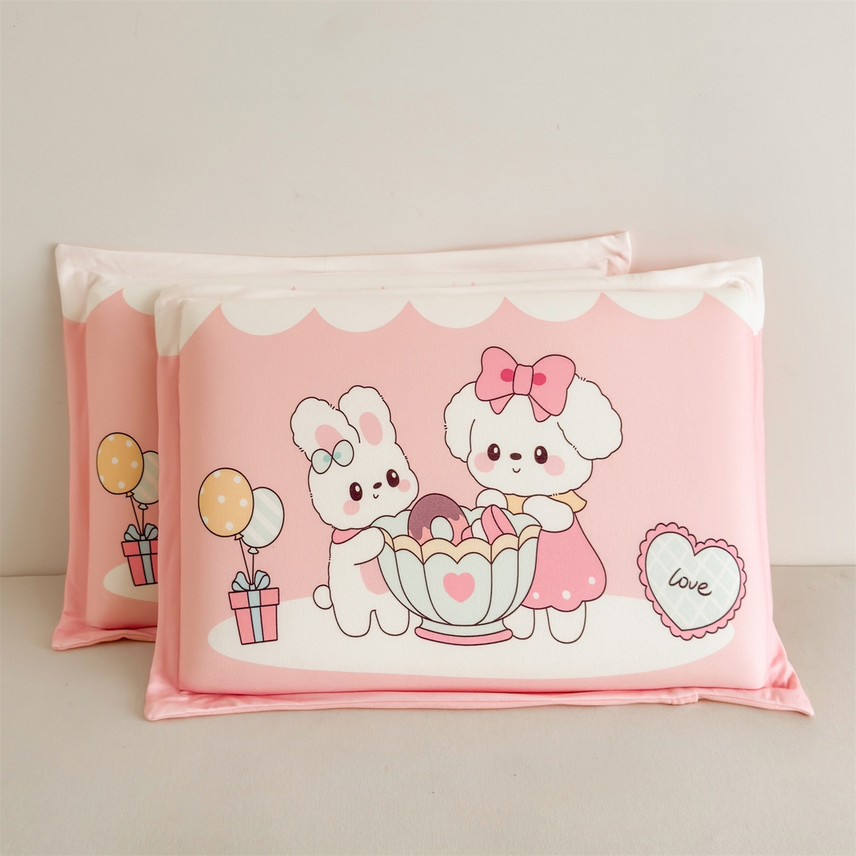 91家纺网 家纺一手货源 找家纺 麦肯锡 2025新款卡通记忆棉枕  枕头枕芯 快乐下午茶/只