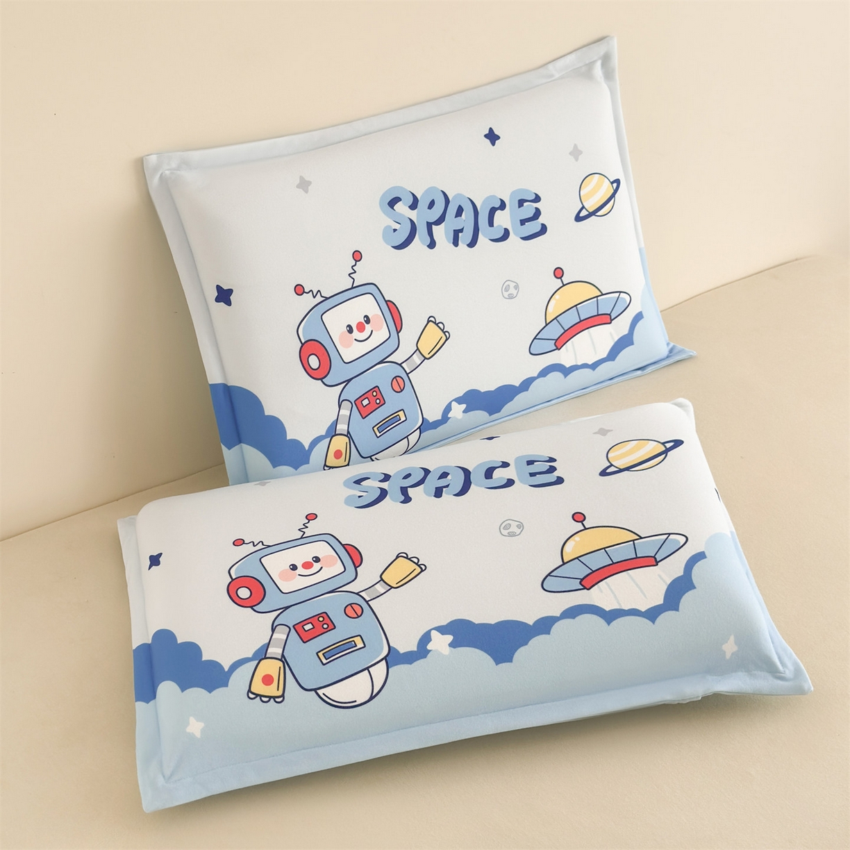 91家纺网 家纺一手货源 找家纺 麦肯锡 2025新款卡通记忆棉枕  枕头枕芯 流浪太空/只