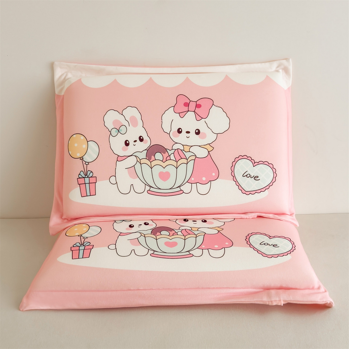 91家纺网 家纺一手货源 找家纺 麦肯锡 2025新款卡通记忆棉枕  枕头枕芯 快乐下午茶/只