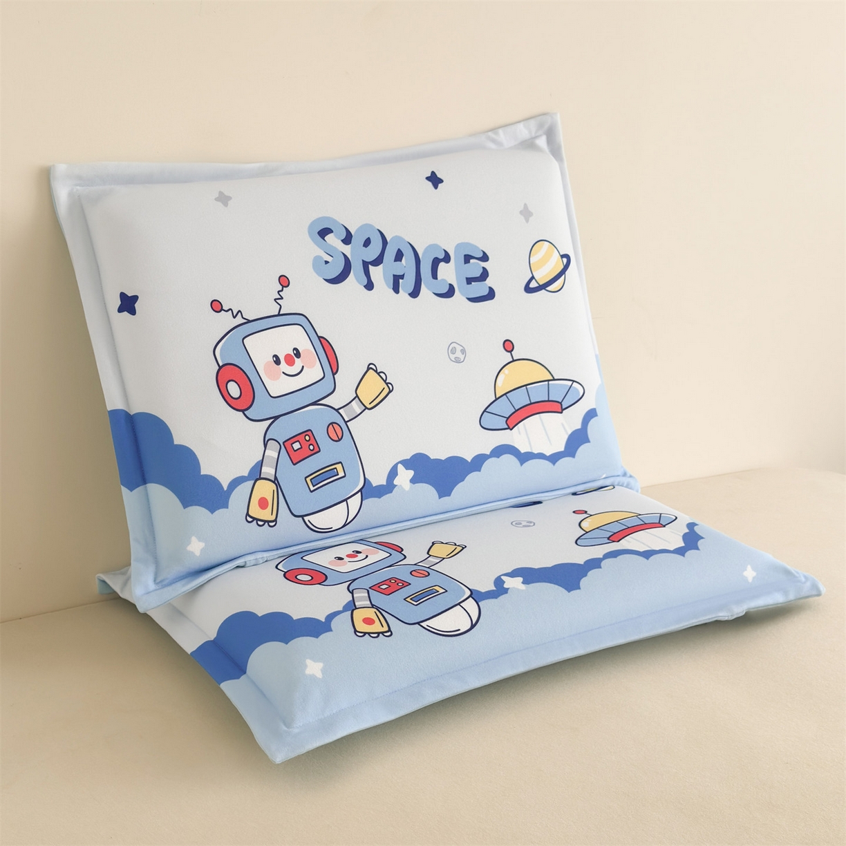 91家纺网 家纺一手货源 找家纺 麦肯锡 2025新款卡通记忆棉枕  枕头枕芯 流浪太空/只