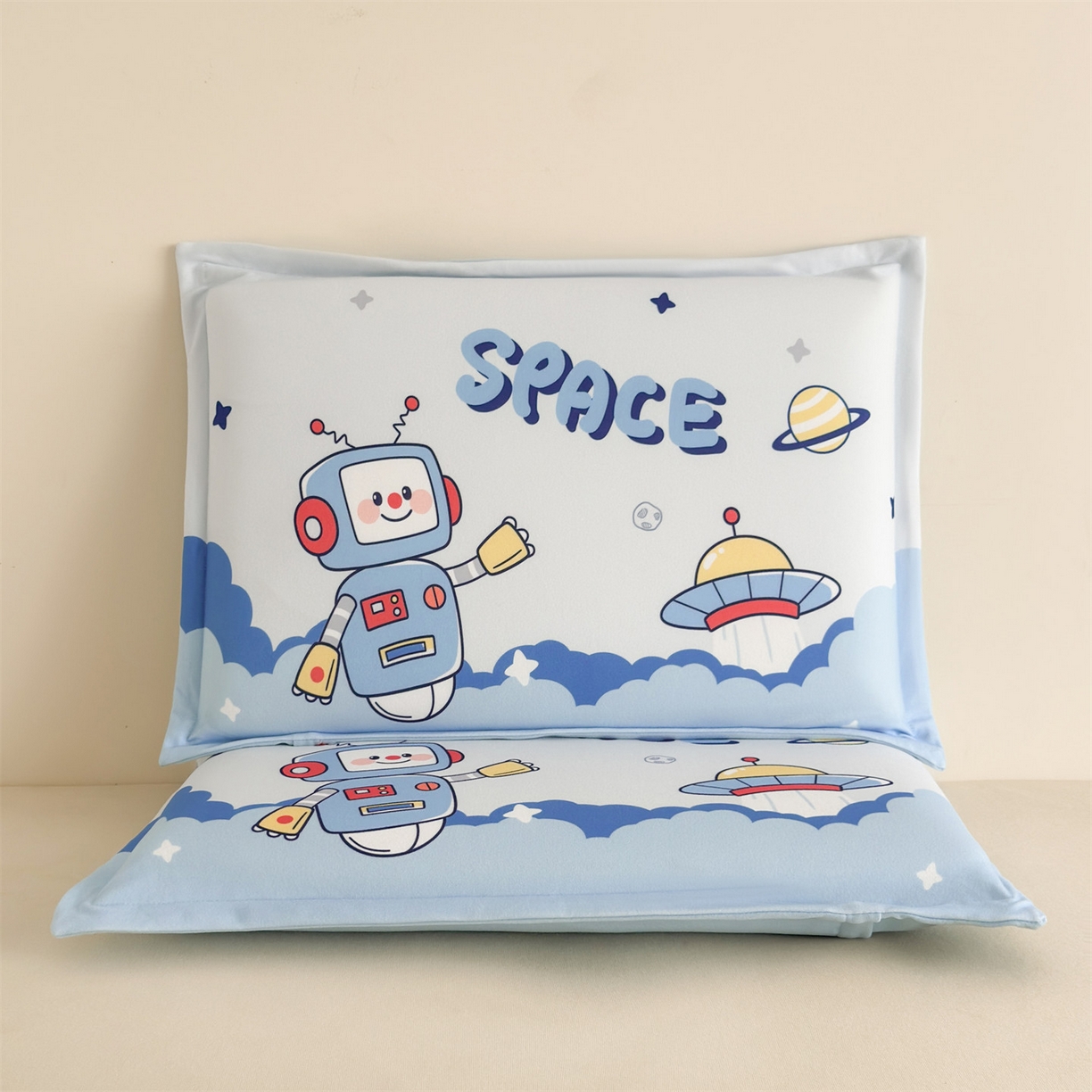 91家纺网 家纺一手货源 找家纺 麦肯锡 2025新款卡通记忆棉枕  枕头枕芯 流浪太空/只