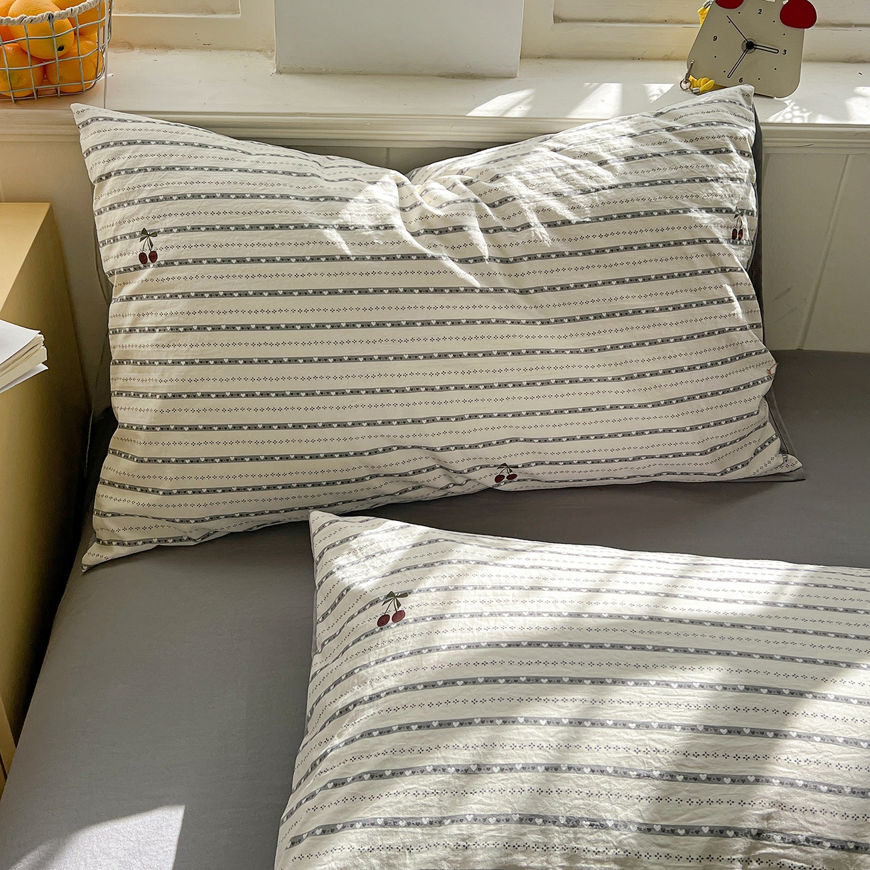 91家纺网 家纺一手货源 找家纺 凯洛奇 2026新款A类仿棉四件套古法水洗棉小清新印花四件套单被套系列 织梦