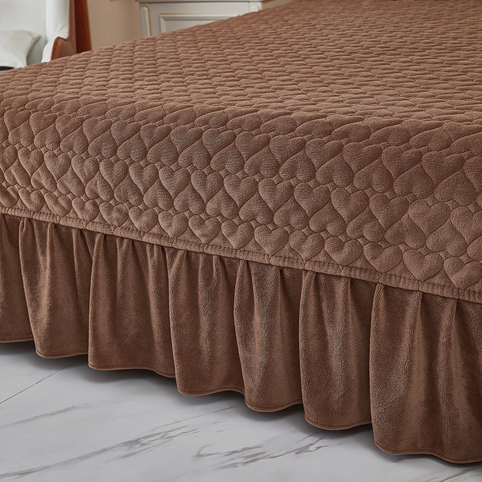 91家纺网 家纺一手货源 找家纺 （总）凤杰家纺 2025新款高克重210克牛奶绒床盖四件套