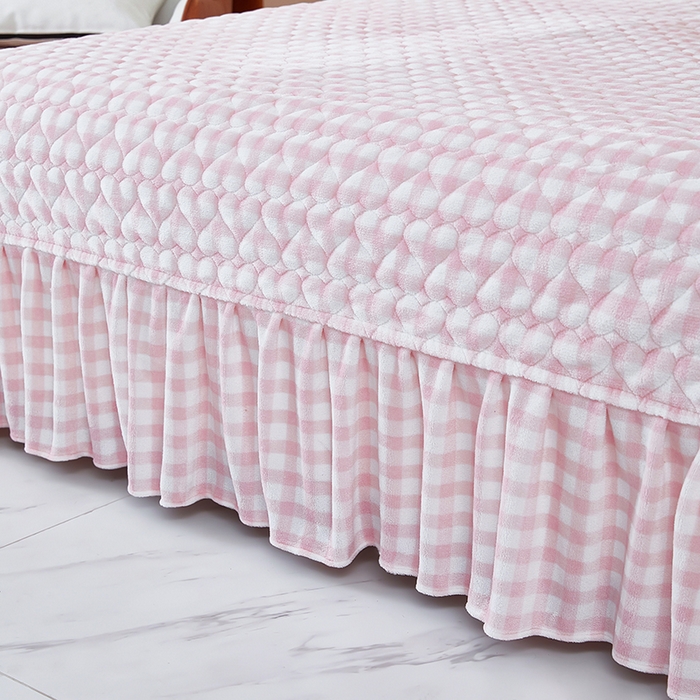 91家纺网 家纺一手货源 找家纺 栩裕纺织 2025新款高克重210克牛奶绒床盖四件套 山野莓莓