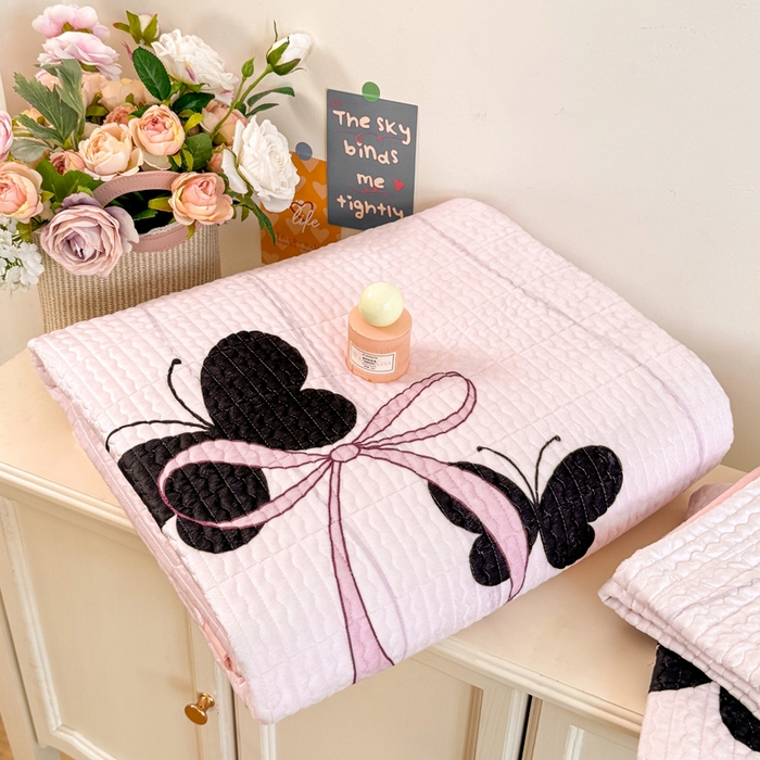 91家纺网 家纺一手货源 找家纺 芷凡家纺 2025新款宝宝绒水洗棉高温水洗床盖三件套 追光