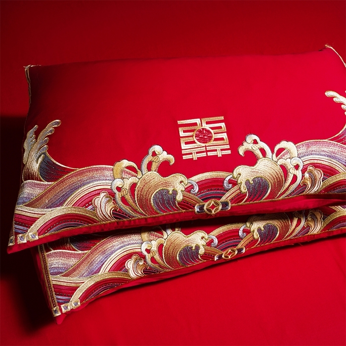 91家纺网 家纺一手货源 找家纺 （总）用心 2025新款婚庆全棉刺绣四件套多件套系列