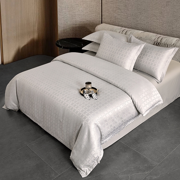 91家纺网 家纺一手货源 找家纺 （总）罗菲尼酒店用品 2025新款AB版加厚磨毛提花酒店套件