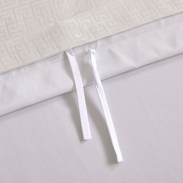 91家纺网 家纺一手货源 找家纺 罗菲尼酒店用品 2025新款AB版加厚磨毛提花酒店套件 云纹