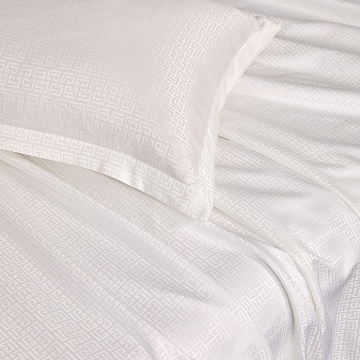 91家纺网 家纺一手货源 找家纺 罗菲尼酒店用品 2025新款AB版加厚磨毛提花酒店套件 云纹