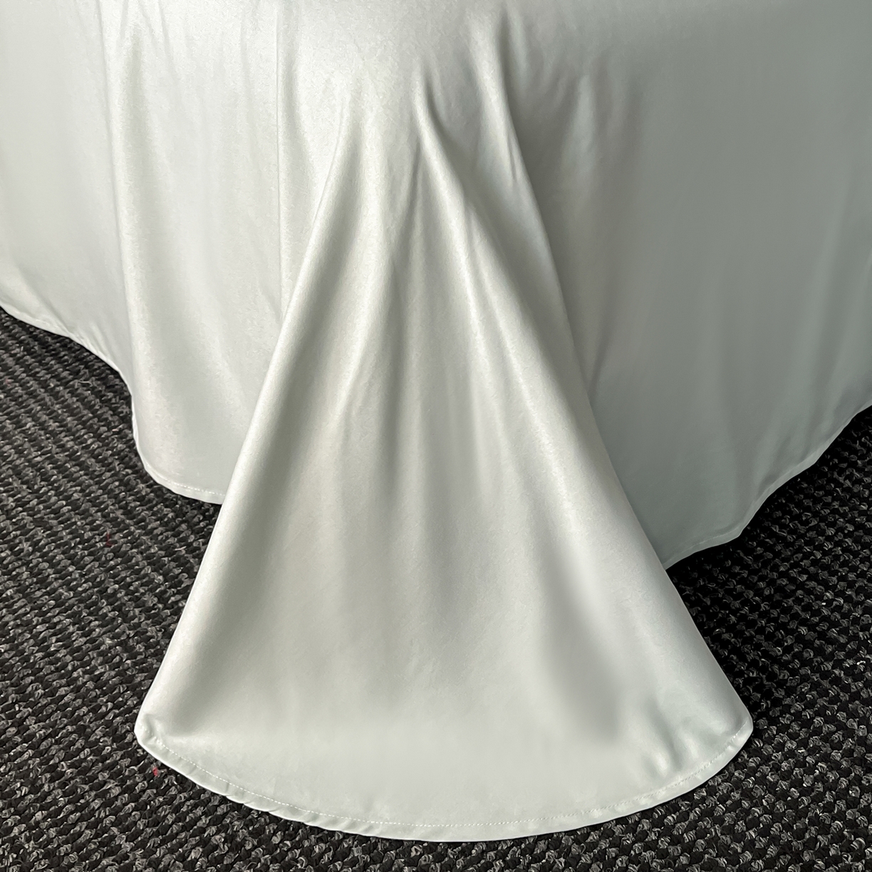 91家纺网 家纺一手货源 找家纺 置顶家纺 2025新款亲肤提花系列四件套-蒂芙尼 蒂芙尼-水蓝