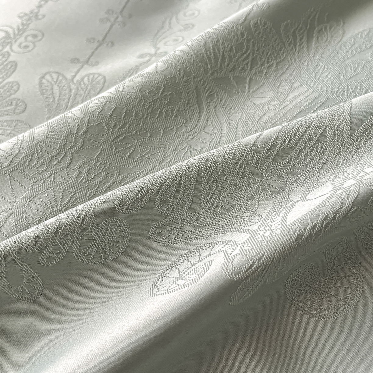 91家纺网 家纺一手货源 找家纺 置顶家纺 2025新款亲肤提花系列四件套-蒂芙尼 蒂芙尼-水蓝