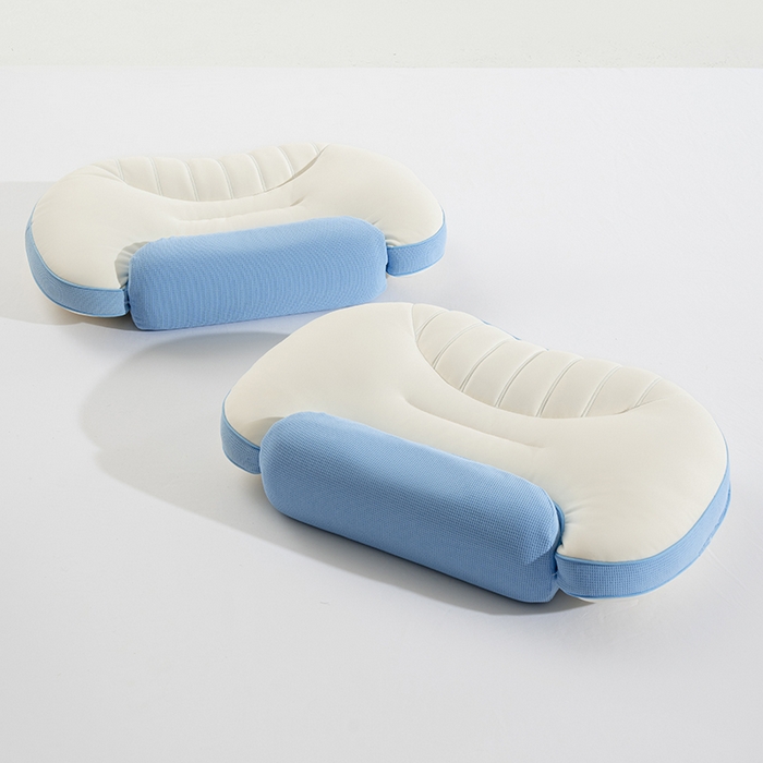 91家纺网 家纺一手货源 找家纺 （总）昕科 2025新款双核承托记忆棉枕-牵引颈椎记忆棉枕头双重睡感枕芯枕头枕芯