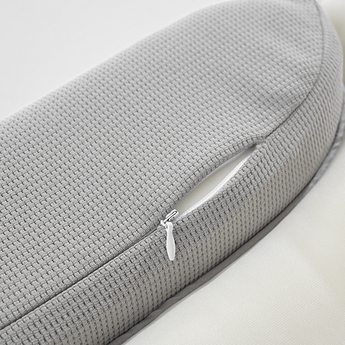 91家纺网 家纺一手货源 找家纺 昕科 2025新款双核承托记忆棉枕-牵引颈椎记忆棉枕头双重睡感枕芯枕头枕芯 双核承托记忆棉枕-灰色