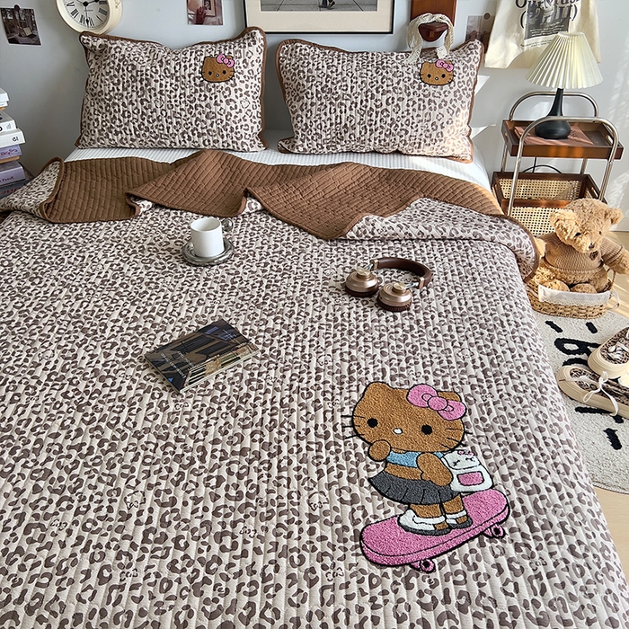 91家纺网 家纺一手货源 找家纺 （总）原素 2026新品直播热款床盖多功能四季通用夹棉A类床盖三件套