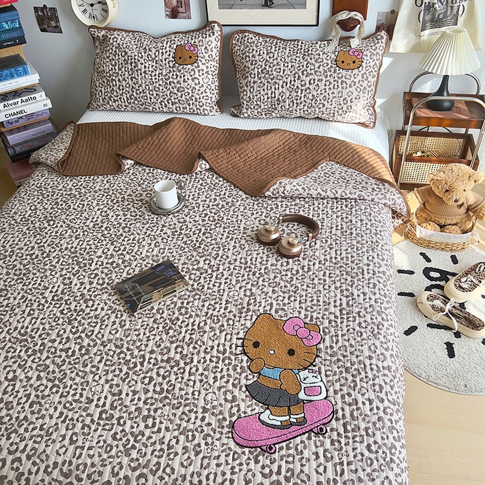 91家纺网 家纺一手货源 找家纺 （总）原素 2026新品直播热款床盖多功能四季通用夹棉A类床盖三件套