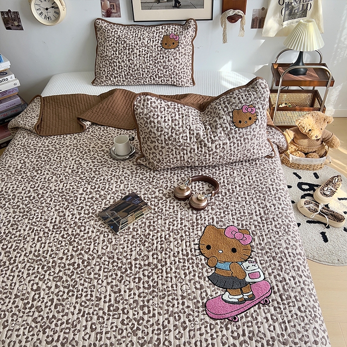 91家纺网 家纺一手货源 找家纺 （总）原素 2026新品直播热款床盖多功能四季通用夹棉A类床盖三件套