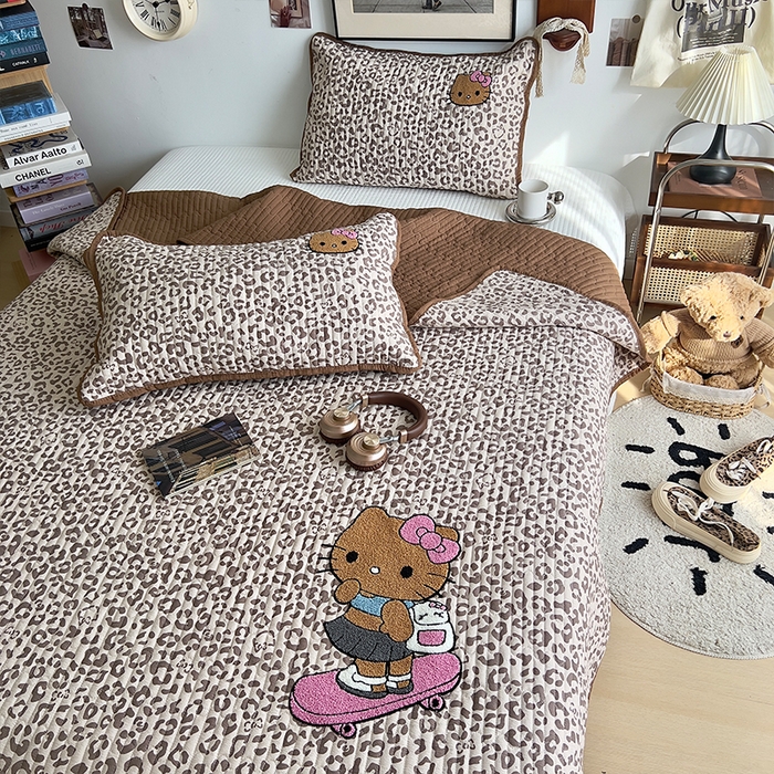 91家纺网 家纺一手货源 找家纺 （总）原素 2026新品直播热款床盖多功能四季通用夹棉A类床盖三件套