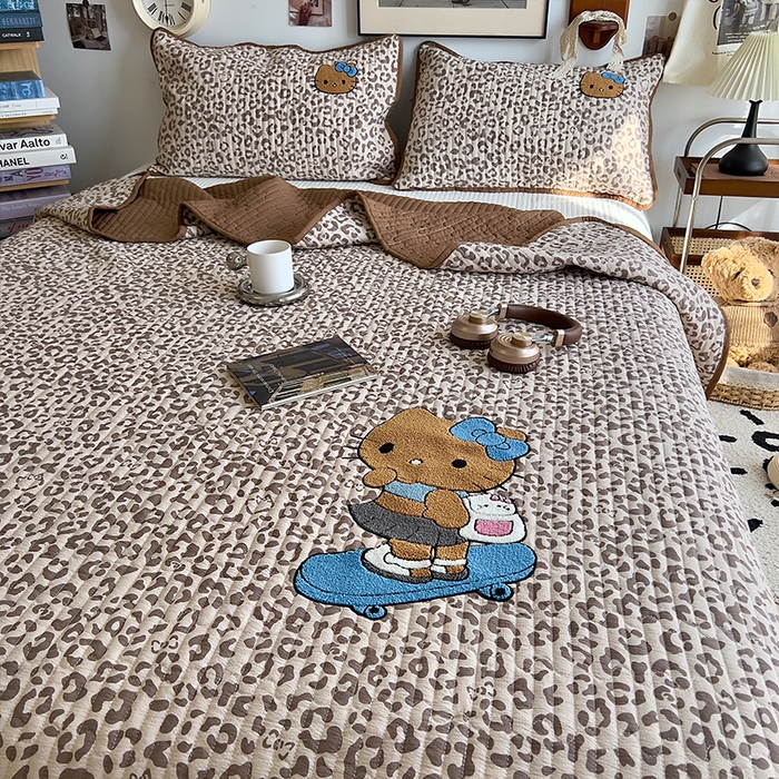 91家纺网 家纺一手货源 找家纺 （总）原素 2026新品直播热款床盖多功能四季通用夹棉A类床盖三件套