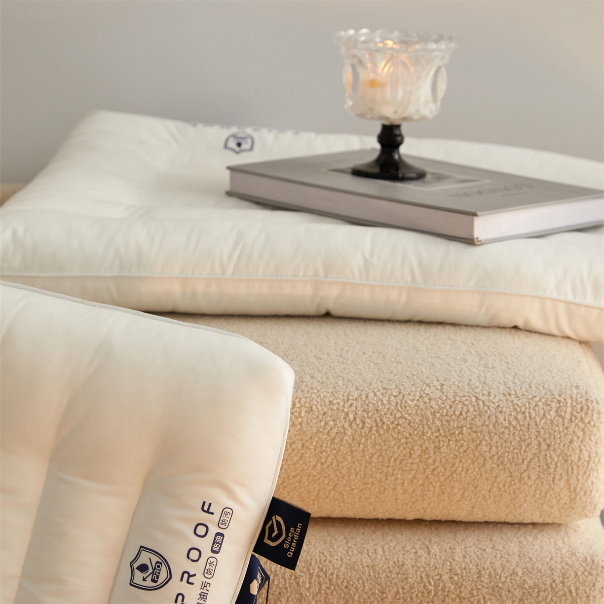 91家纺网 家纺一手货源 找家纺 （总）头等舱 2025新款全棉A类三防酒店抗菌枕头枕芯