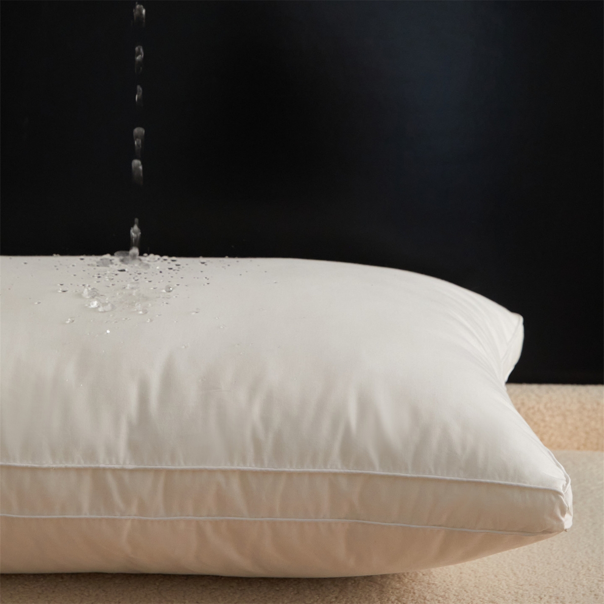 91家纺网 家纺一手货源 找家纺 头等舱 2025新款全棉A类三防酒店抗菌枕头枕芯 高枕