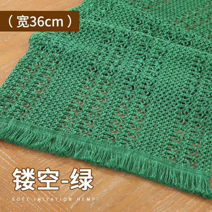 91家纺网 家纺一手货源 找家纺 （总）南通大梧纺织 2025新款现代文艺复古麻餐垫