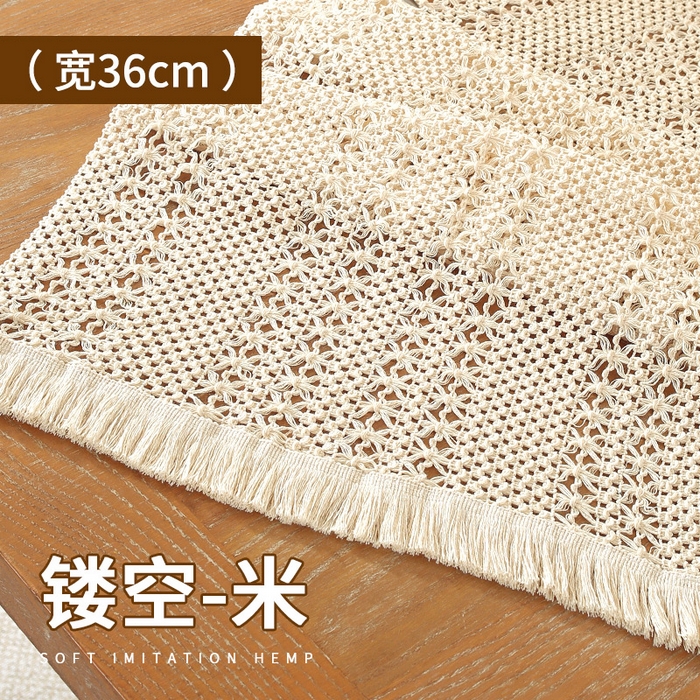 91家纺网 家纺一手货源 找家纺 （总）南通大梧纺织 2025新款现代文艺复古麻餐垫