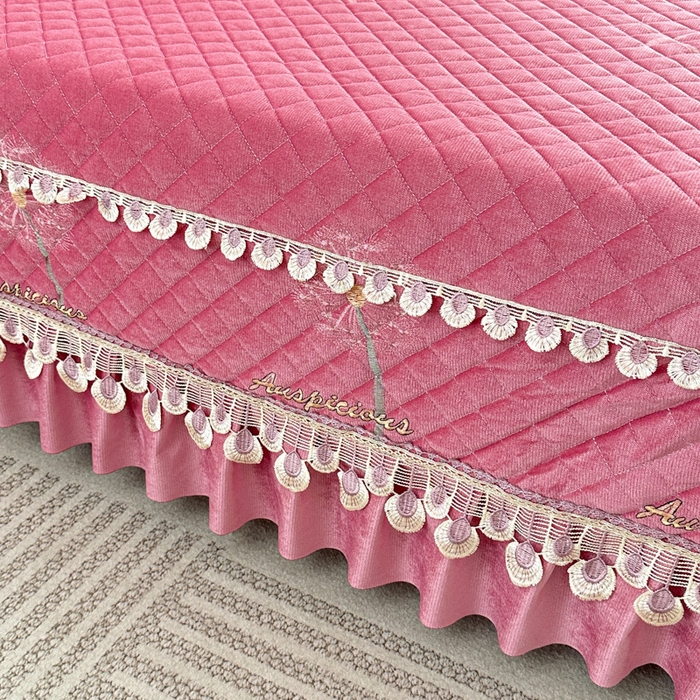 91家纺网 家纺一手货源 找家纺 （总）手艺人家纺 2025新款绗缝绣花HLK02-03炕床盖