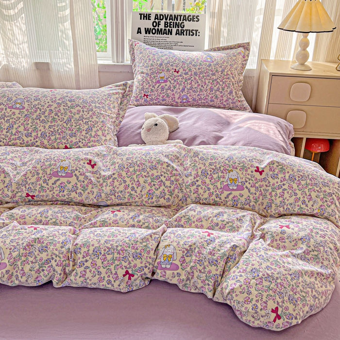 91家纺网 家纺一手货源 找家纺 （总）欢博莱  2025新款仿纯棉四件套学生宿舍三件套单被套