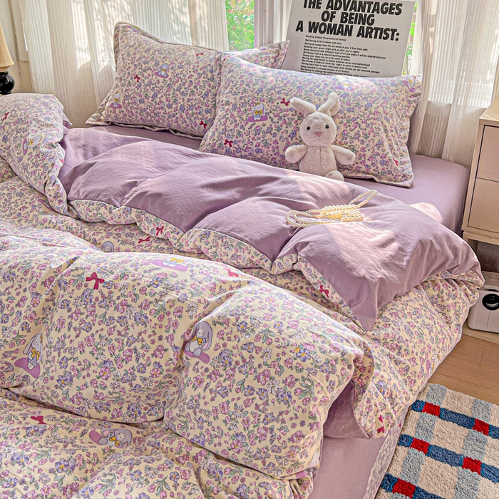 91家纺网 家纺一手货源 找家纺 （总）欢博莱  2025新款仿纯棉四件套学生宿舍三件套单被套