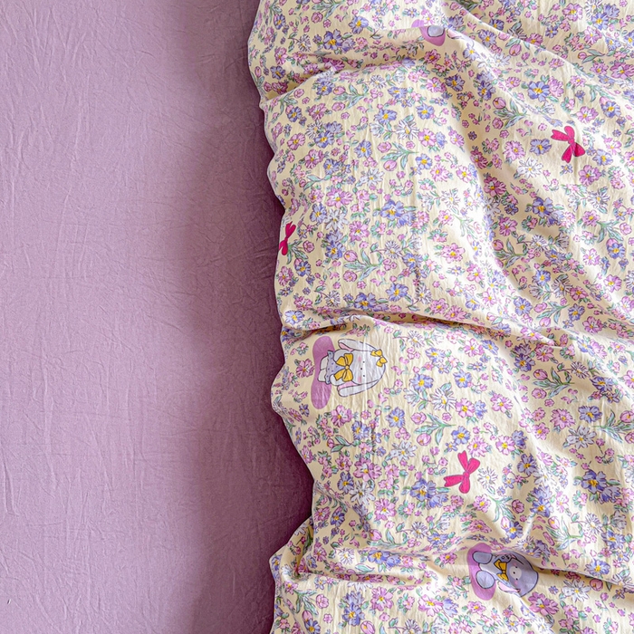 91家纺网 家纺一手货源 找家纺 （总）欢博莱  2025新款仿纯棉四件套学生宿舍三件套单被套