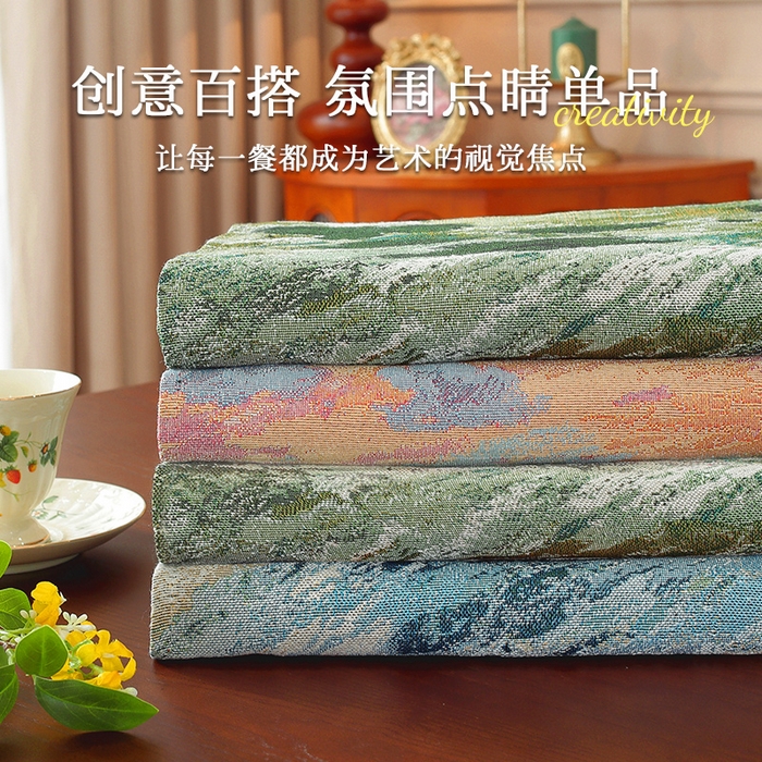 91家纺网 家纺一手货源 找家纺 （总）南通大梧纺织 2025新款美式复古天空之城桌布