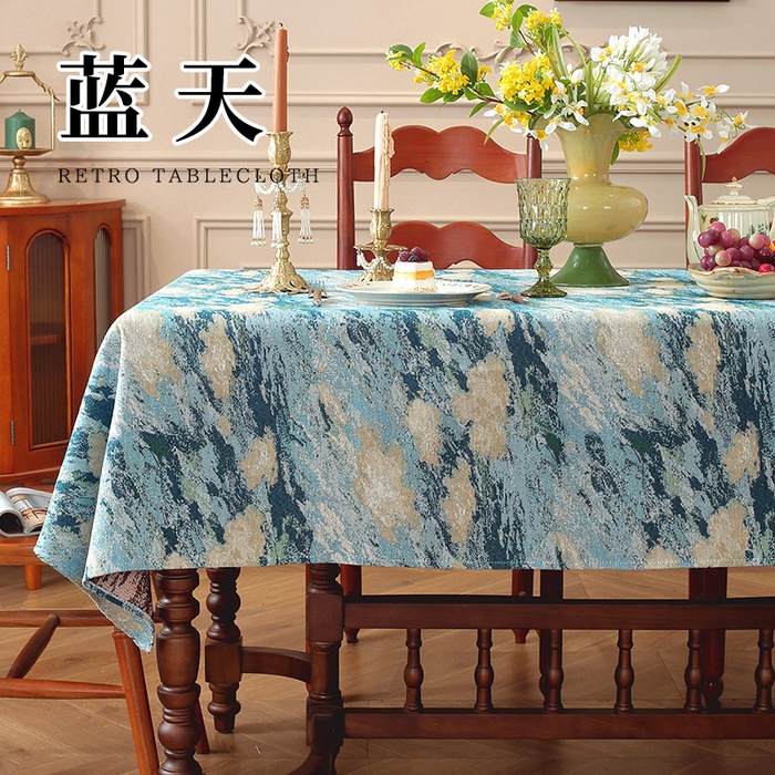 91家纺网 家纺一手货源 找家纺 （总）南通大梧纺织 2025新款美式复古天空之城桌布