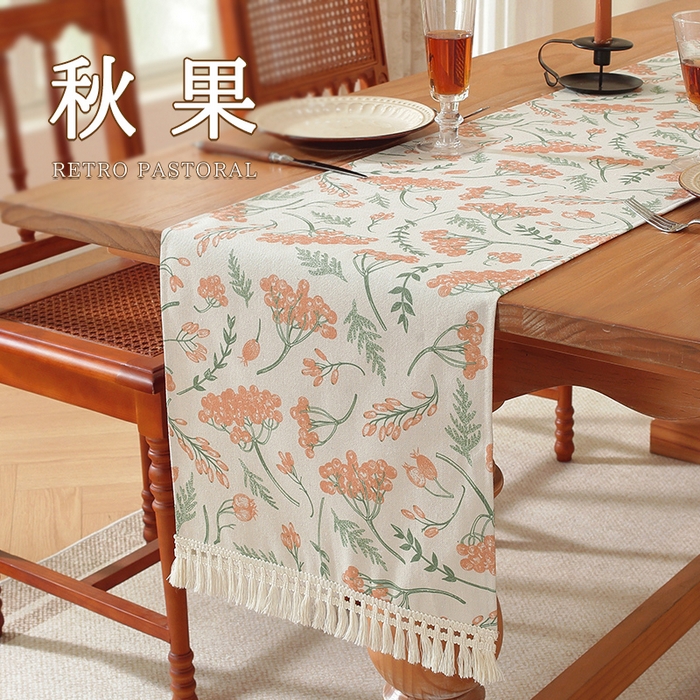 （总）南通大梧纺织 2025新款美式风情秋系列桌旗